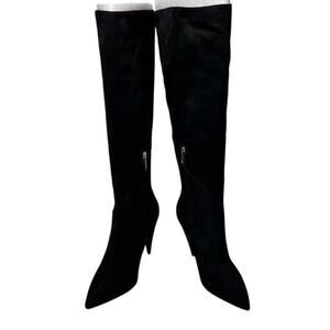 Jessica Simpson Womens MAYNARD Faux Suede Pointed Toe Thigh-High Boots Size 11